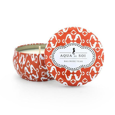 Aqua de SOi Balinese Teak 9oz Tin - CANDLE-BT