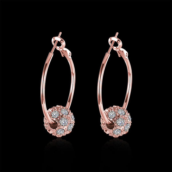 Rose Gold Earrings LSE008