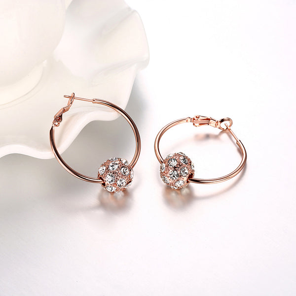 Rose Gold Earrings LSE008