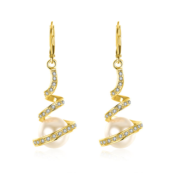 Gold Earrings LSE012