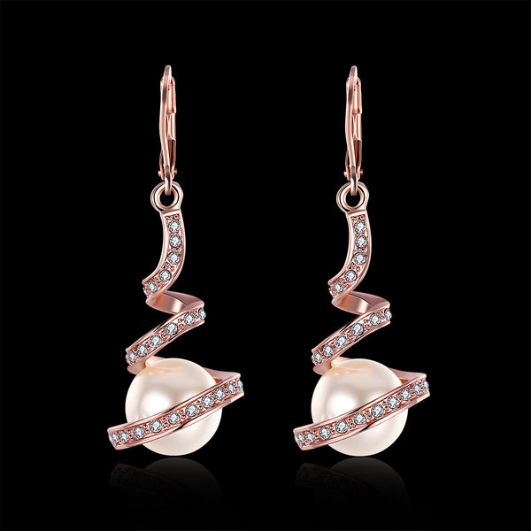 Rose Gold Earrings LSE012