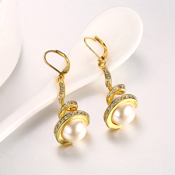 Gold Earrings LSE012