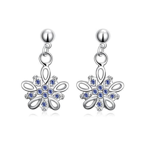Silver Earrings LSE015-C