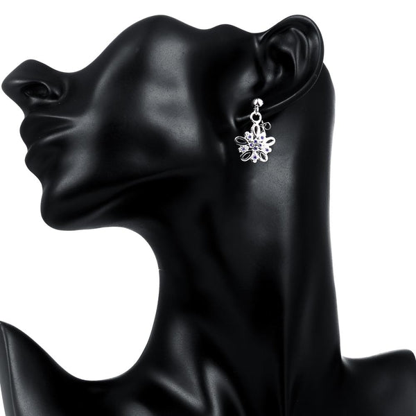 Silver Earrings LSE015-C