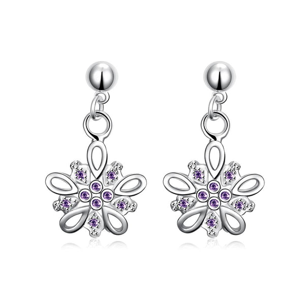 Silver Earrings LSE015-C