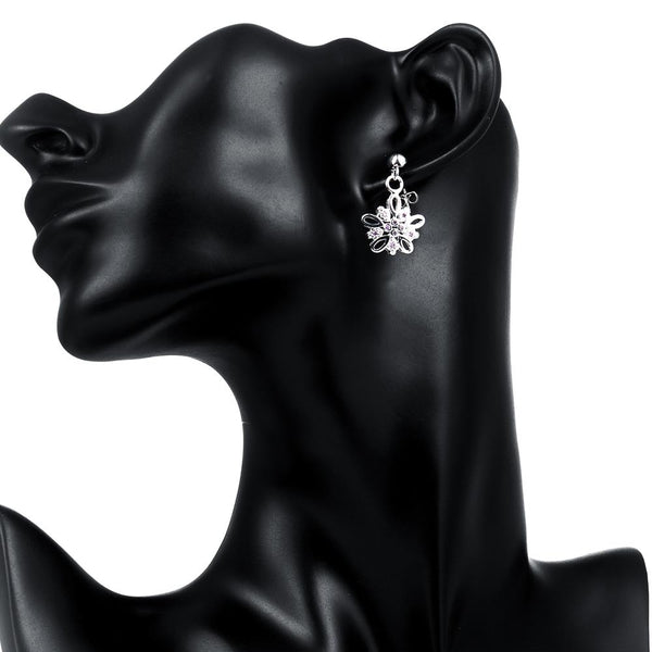 Silver Earrings LSE015-C