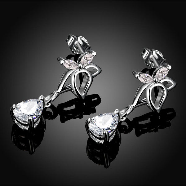 Silver Earrings LSE017-B