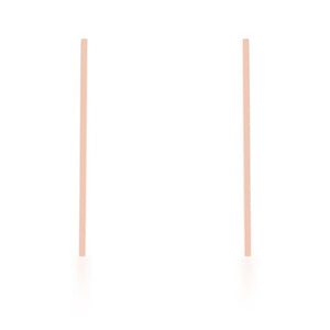 Carolee Rose Gold Stainless Steel Long Line Drop Earrings - E01883AV-V00