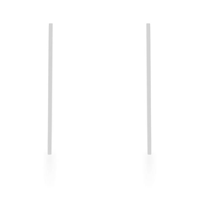 Carolee Rhodium Stainless Steel Long Line Drop Earrings - E01883RV-V00