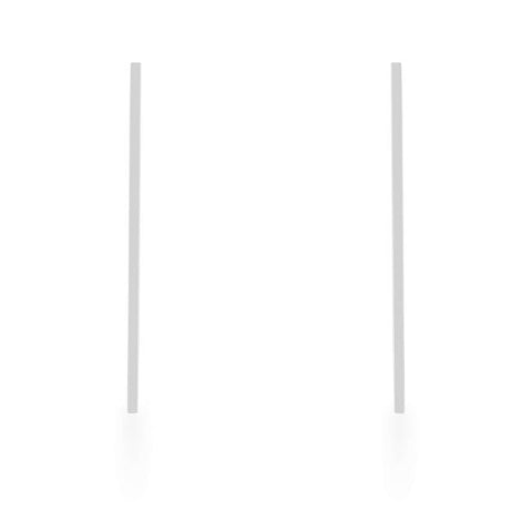 Carolee Rhodium Stainless Steel Long Line Drop Earrings - E01883RV-V00