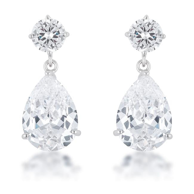 Shimmering CZ Earrings - E01890R-C01