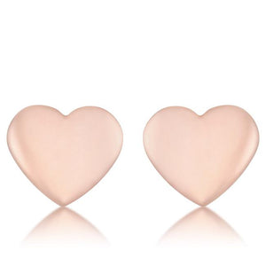 Janet Rose Gold Heart Stud Earrings - E01891A-V00