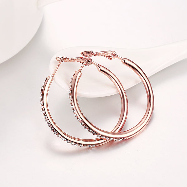 Rose Gold Earrings LSE020