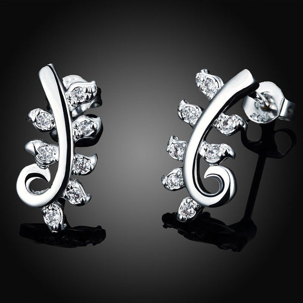 Silver Earrings LSE022-C