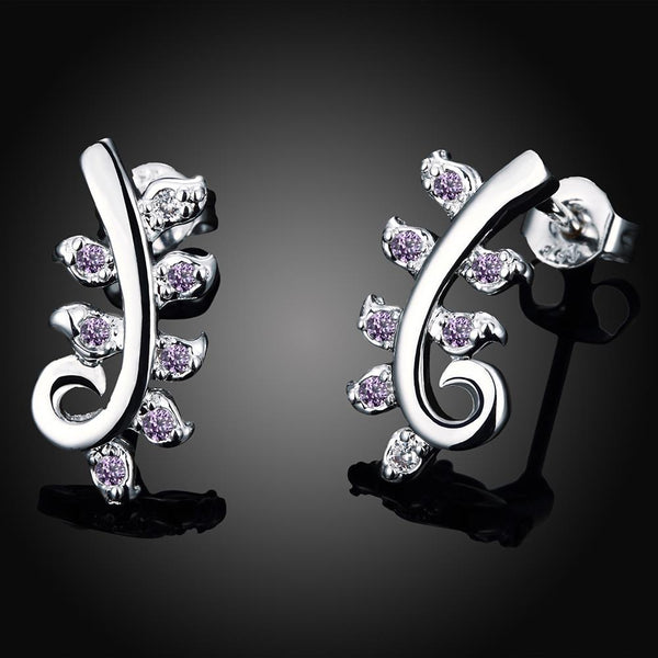 Silver Earrings LSE022-C