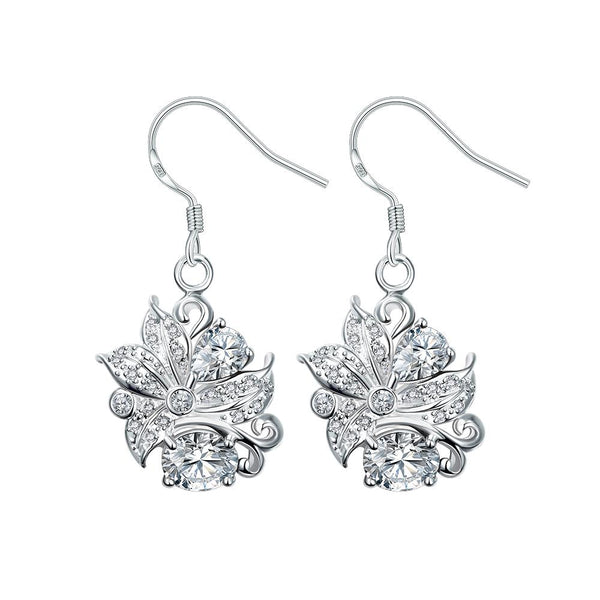 Silver Earrings LSE025-D