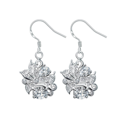 Silver Earrings LSE025-D