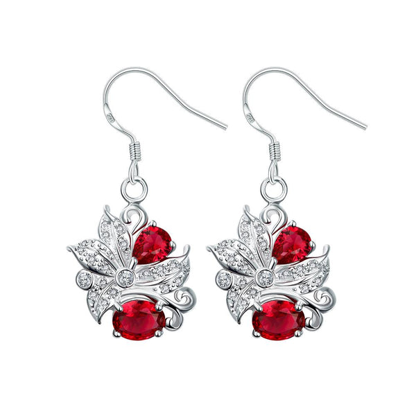 Silver Earrings LSE025-D