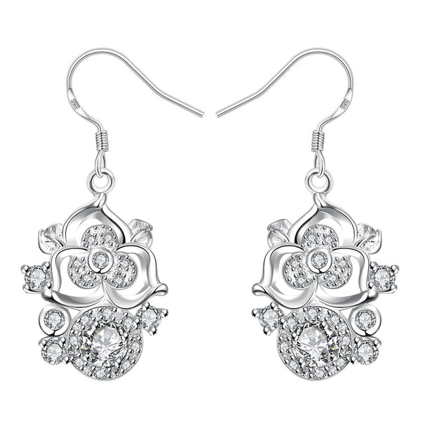 Silver Kids Earrings LSE026-D