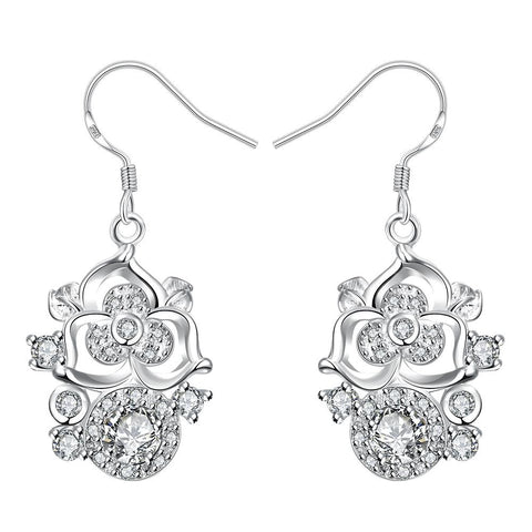 Silver Kids Earrings LSE026-D