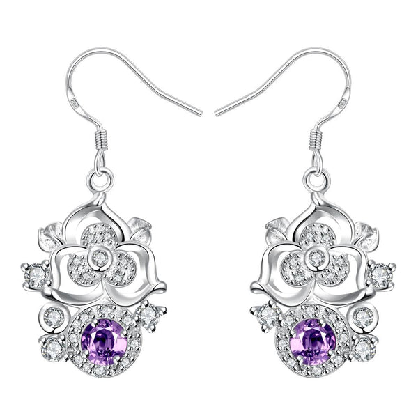 Silver Kids Earrings LSE026-D