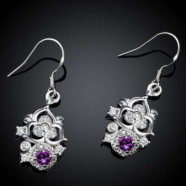 Silver Kids Earrings LSE026-D