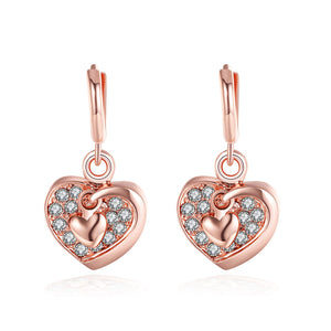 Rose Gold Earrings LSE048