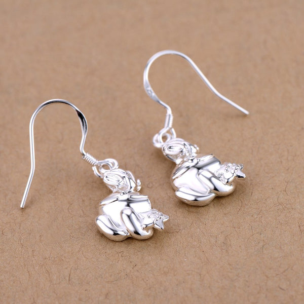 Silver Kids Earrings LSE048