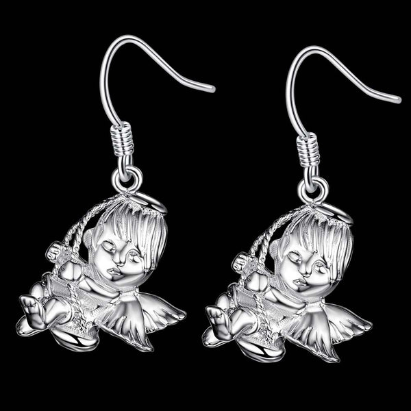 Silver Kids Earrings LSE057