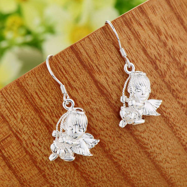 Silver Kids Earrings LSE057