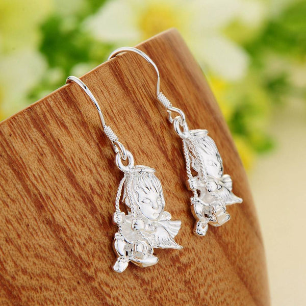 Silver Kids Earrings LSE057