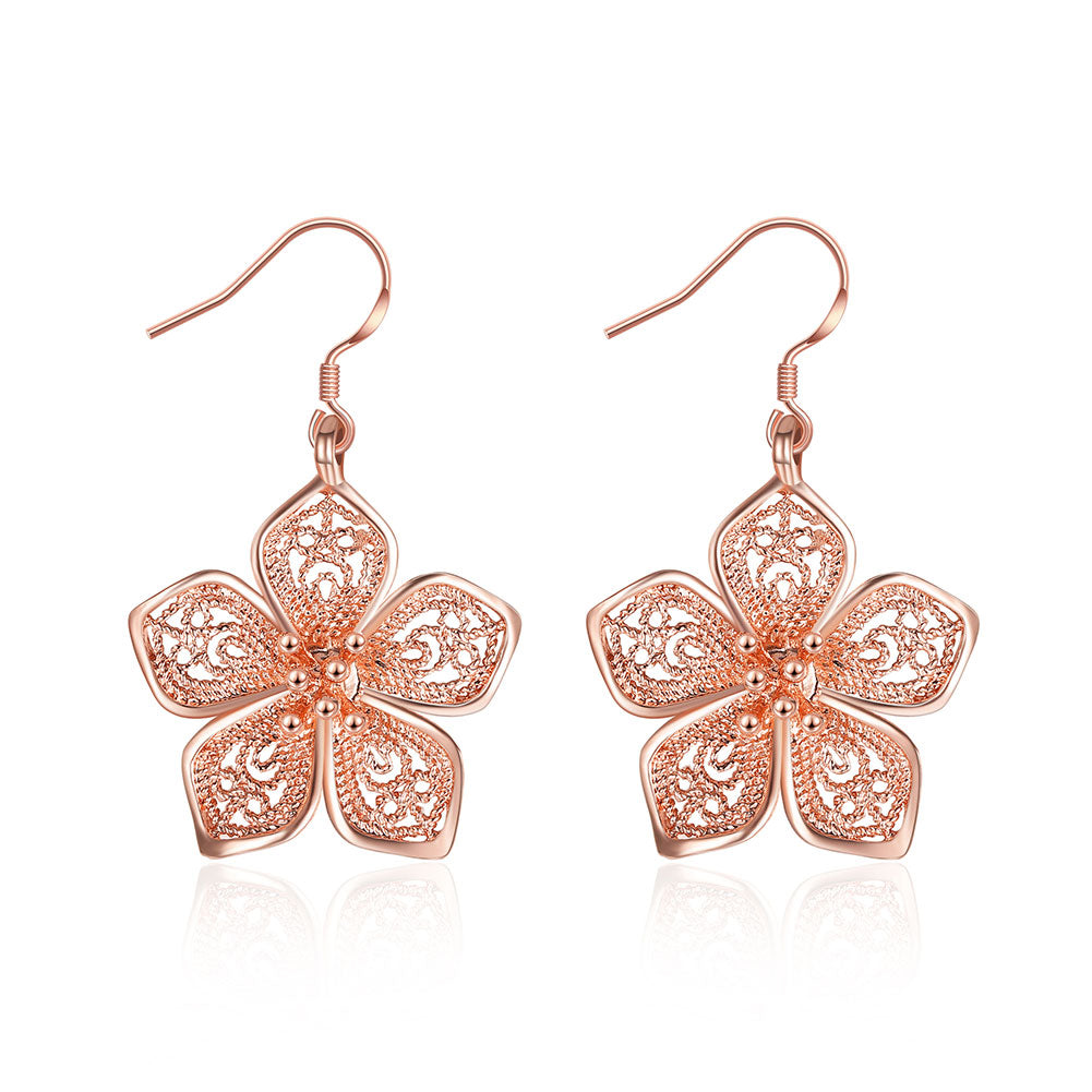 Rose Gold Earrings LSE058