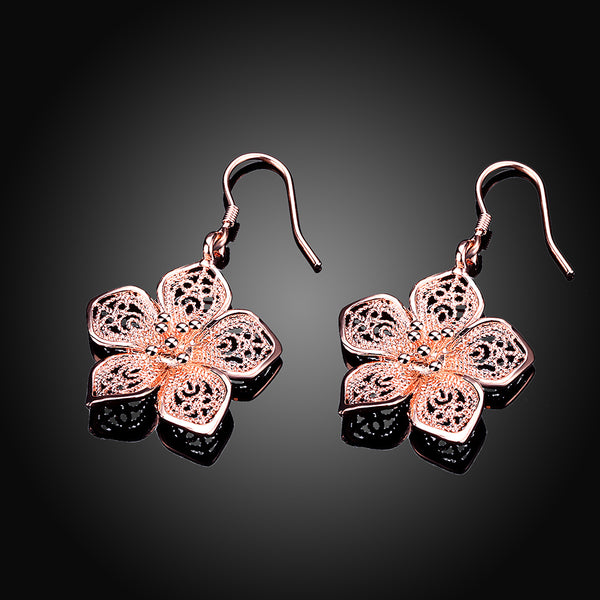 Rose Gold Earrings LSE058