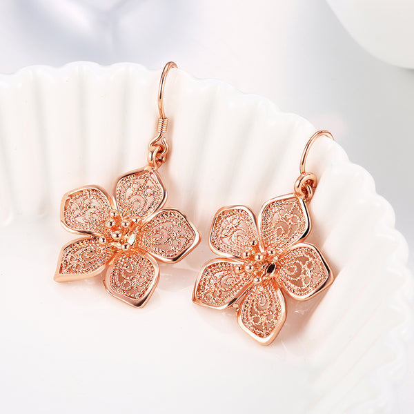 Rose Gold Earrings LSE058