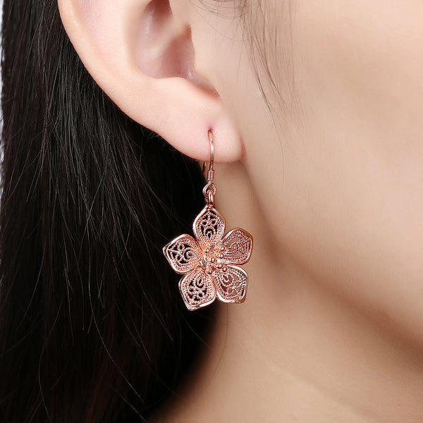 Rose Gold Earrings LSE058