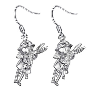 Silver Kids Earrings LSE060
