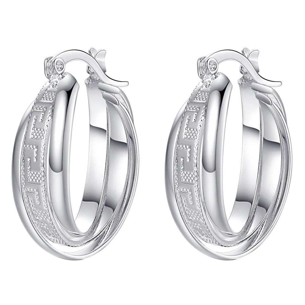 Silver Earrings LSE078