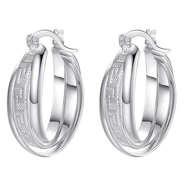 Silver Earrings LSE078