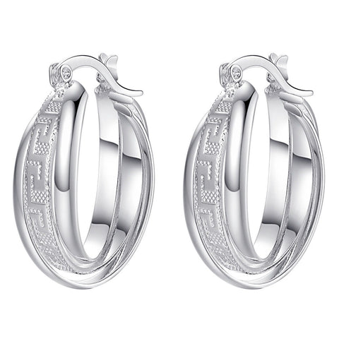 Silver Earrings LSE078