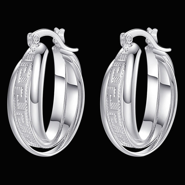 Silver Earrings LSE078