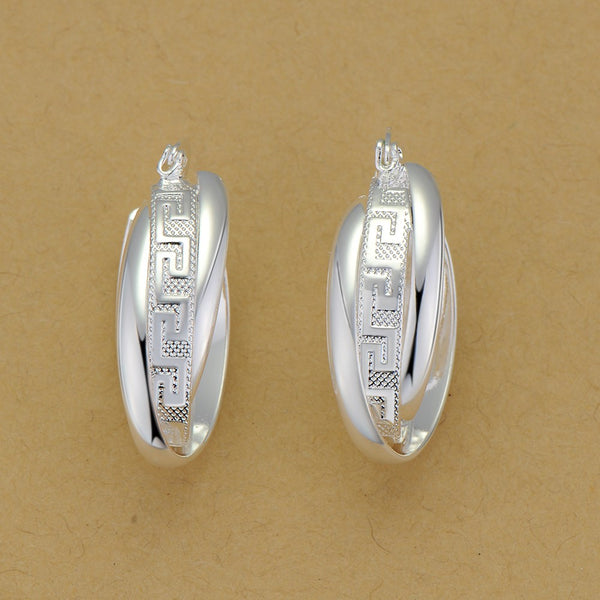 Silver Earrings LSE078