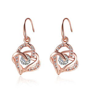 White Gold Earrings LSE064