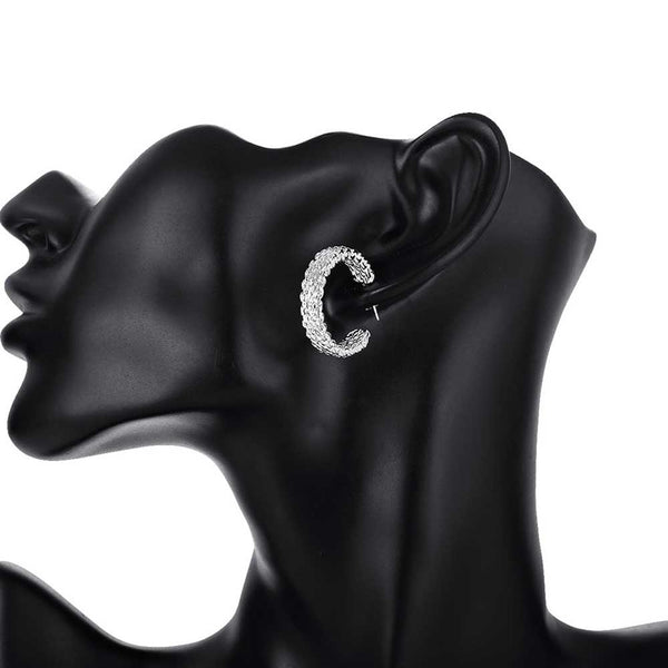 Silver Earrings - LSE082