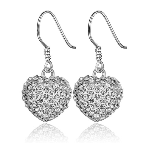 White Gold Earrings LSE1003