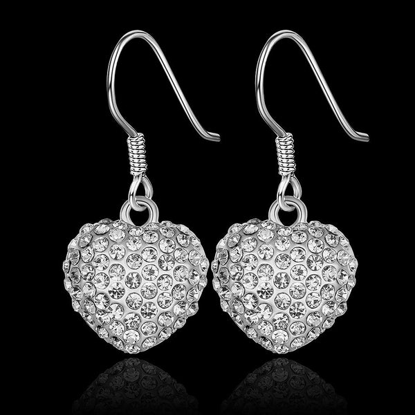 White Gold Earrings LSE1003