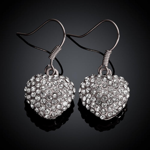 White Gold Earrings LSE1003