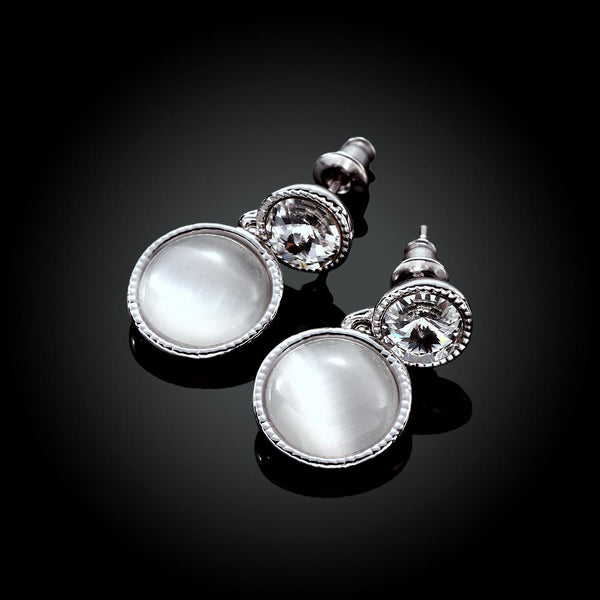 White Gold Earrings LSE1022