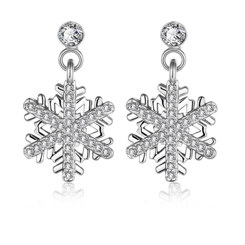 White Gold Earrings LSE1033