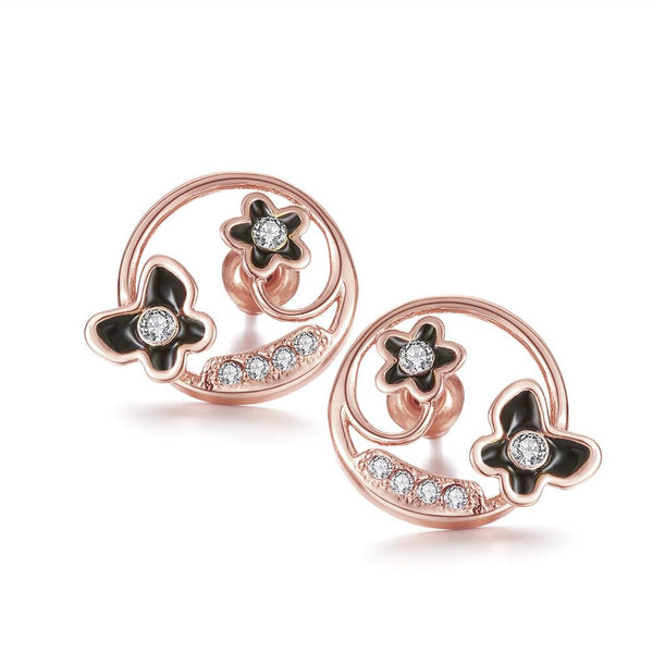 Rose Gold Earrings LSE1038