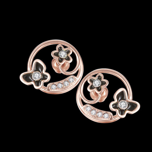 Rose Gold Earrings LSE1038